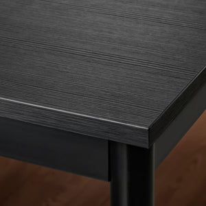 Zwarte tafel, 110 × 67 cm